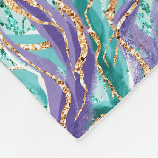 Personalisiert Mermaid Blanket Fleecedecke (Ecke)