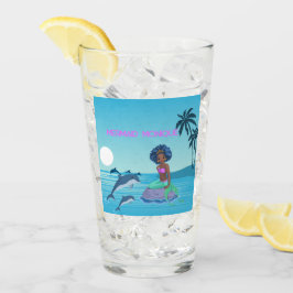 Personalisiert Mermaid Glas