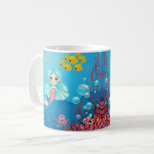 Personalisiert Mermaid Kaffeetasse