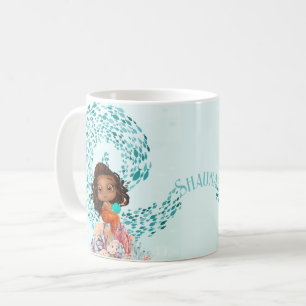 Personalisiert Mermaid Kaffeetasse