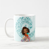 Personalisiert Mermaid Kaffeetasse (Links)