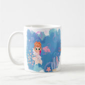 Personalisiert Mermaid Kaffeetasse (Links)
