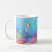 Personalisiert Mermaid Kaffeetasse (Links)