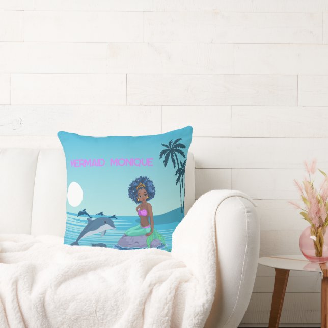 Personalisiert Mermaid Kissen (Liege)