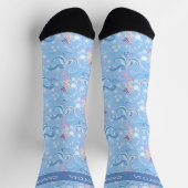 Personalisiert Mermaid Lover Pattern Socken (Oben)