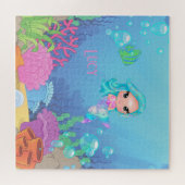 Personalisiert Mermaid Puzzle (Horizontal)