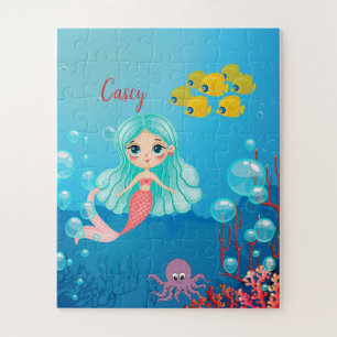 Personalisiert Mermaid Puzzle