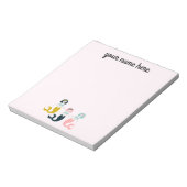 Personalisiert Mermaid Stationery Notepad Notizblock (Rotiert)