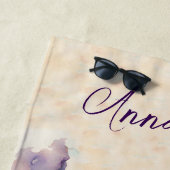 Personalisiert Mermaid Strandtuch (Beispiel)