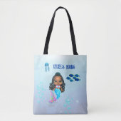 Personalisiert Mermaid Tasche (Vorderseite)