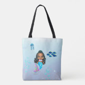 Personalisiert Mermaid Tasche (Rückseite)