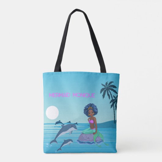 Personalisiert Mermaid Tasche (Rückseite)
