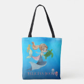 Personalisiert Mermaid Tasche (Rückseite)