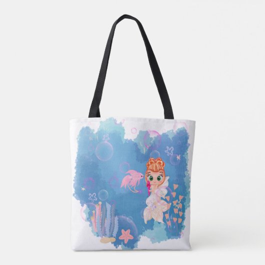 Personalisiert Mermaid Tasche (Rückseite)