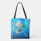 Personalisiert Mermaid Tasche (Rückseite)