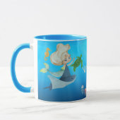 Personalisiert Mermaid Tasse (Links)