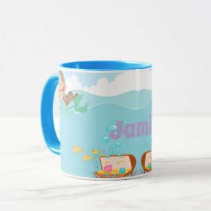 Personalisiert Mermaid Tasse