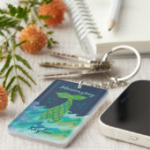 Personalisiert Mermazing Mermaid Schlüsselanhänger (Vorderseite rechts)