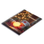 Personalisiert Merry Nursemas - Realistischer Urla Notizblock (Linke Seite)