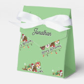 Personalisiert Merry Woofmas Gefallen Box Geschenkschachtel (Vorderseite)