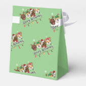 Personalisiert Merry Woofmas Gefallen Box Geschenkschachtel (Rückseite)