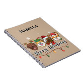 Personalisiert Merry-Woofmas-Notebook Notizblock (Rechte Seite)