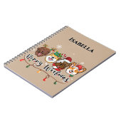 Personalisiert Merry-Woofmas-Notebook Notizblock (Linke Seite)