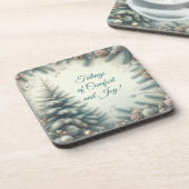 Personalisiert Message Christmas Untersetzer (Linke Seite)