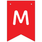 Personalisiert Message Custom Christmas Party Bann Wimpelkette (Erste Fahne)