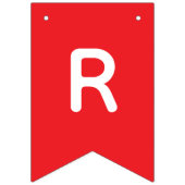 Personalisiert Message Custom Christmas Party Bann Wimpelkette (Dritte Fahne)