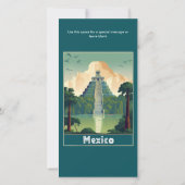 Personalisiert Mexico Travel Boarding Pass Card (Rückseite)