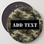 Personalisiert Militär  Button (Vorne & Hinten)