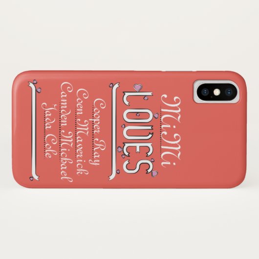 Personalisiert Mimi Lieben Ihre 4 Gras Case-Mate iPhone Hülle (Rückseite (Horizontal))