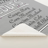 Personalisiert Mimi Lieben ihre Gras Sherpadecke (3/4)