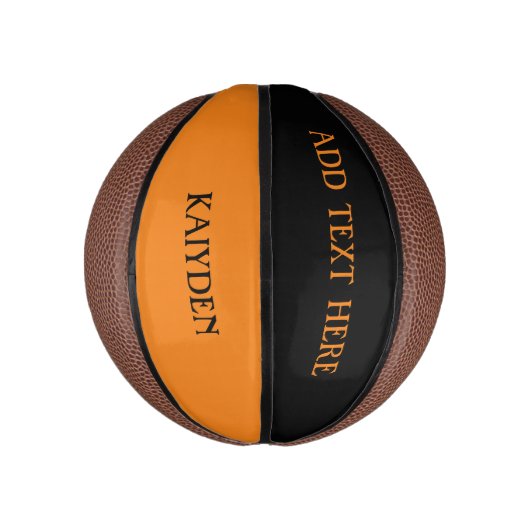 Personalisiert Mini Basketball (Vertikal)