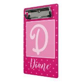 Personalisiert Mini Klemmbrett (Gewinkelt2)