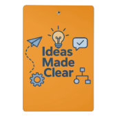 Personalisiert Mini-Zwischenablage Mini Klemmbrett (Rückseite)