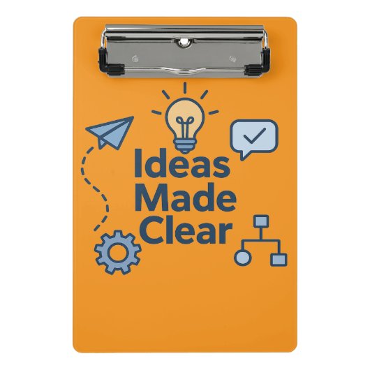 Personalisiert Mini-Zwischenablage Mini Klemmbrett (Vorderseite)