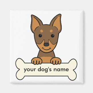 Personalisiert miniature Pinscher Magnet