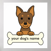 Personalisiert miniature Pinscher Poster (Vorne)