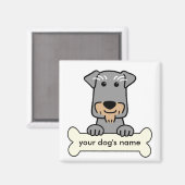 Personalisiert Miniature Schnauzer Magnet (Vorderseite/Rückseite)