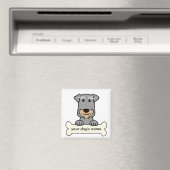Personalisiert Miniature Schnauzer Magnet (In Situ (Geschirrspüler))