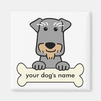 Personalisiert Miniature Schnauzer Magnet