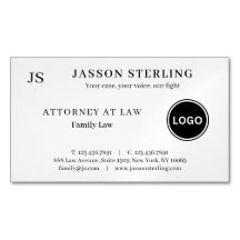 Personalisiert Minimal mit Logo Anwalt