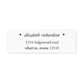 Personalisiert Minimalistisch-1 W&B (Vorne)