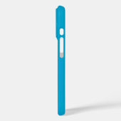 Personalisiert Minimalistisch, elegant blau und ge Case-Mate iPhone Hülle (Rückseite / Links)