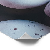 Personalisiert/ Minimalistisch/ glücklich Ostern Poster (Ecke)