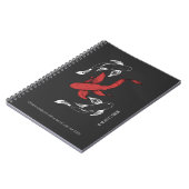 Personalisiert Minimalistischer japanischer Koi Fi Notizblock (Linke Seite)