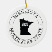 Personalisiert Minnesota Ornament (Vorne)