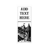 Personalisiert Minstrel - Briefmarke der Holzkunst Gummistempel (Prägung)